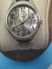 Carriage By Timex Women's Quartz Watch Two Tone Stainless Steel Stretch Bracelet