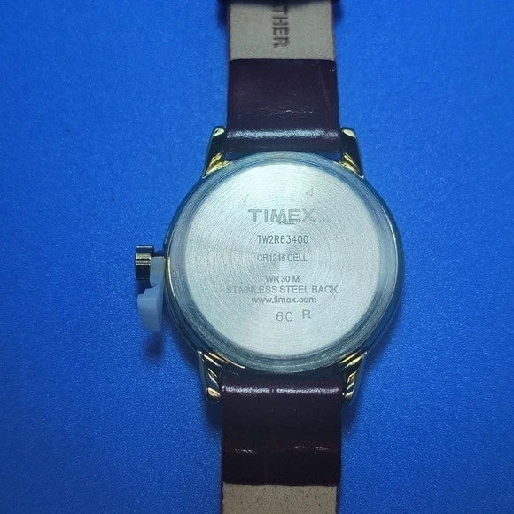 New! Vintage 2012 Timex Indiglo Easy Reader Date 25mm Women's Quartz Watch NOS