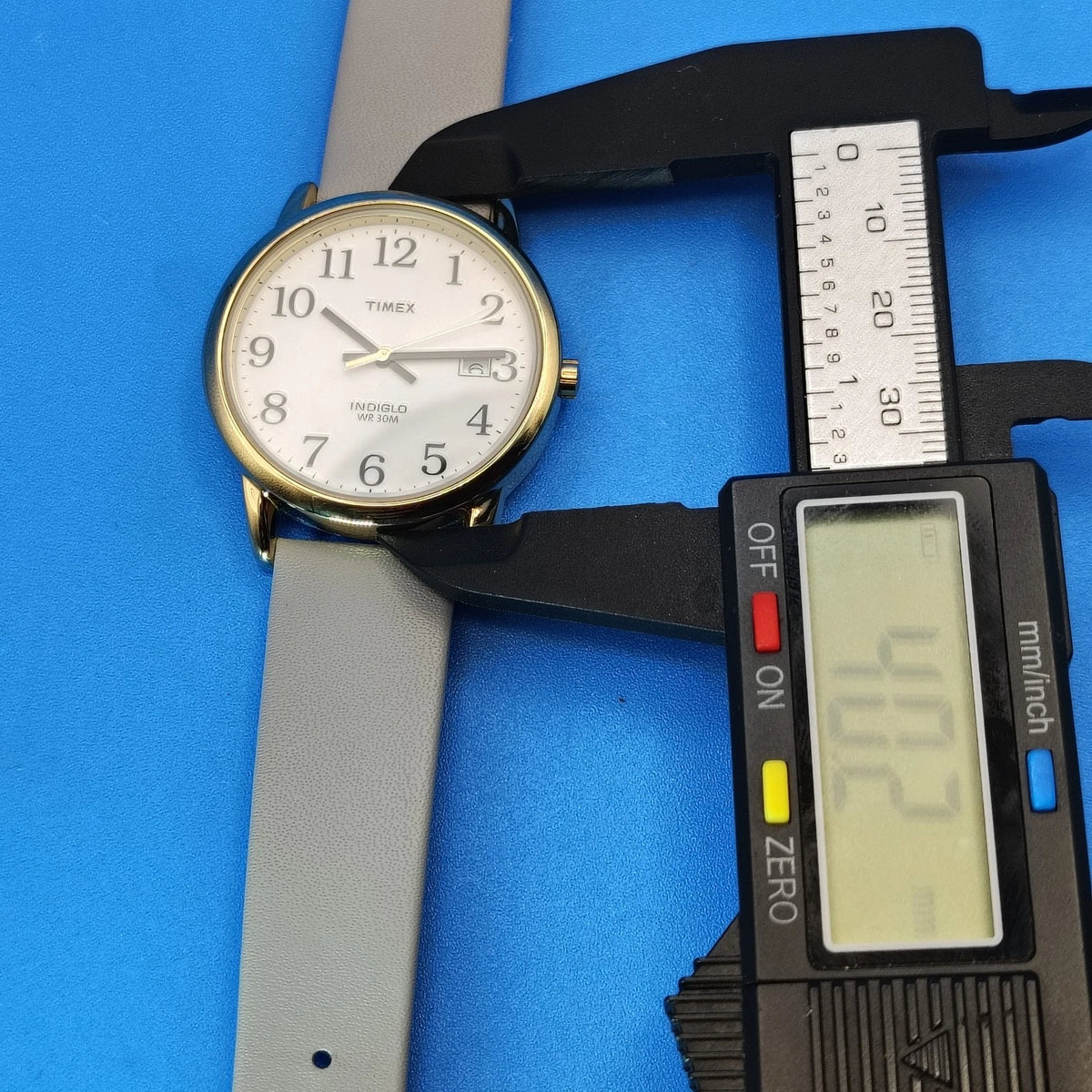 Vintage 2014 Timex Indiglo Date Wristology 40mm Women's Quartz Watch Restored