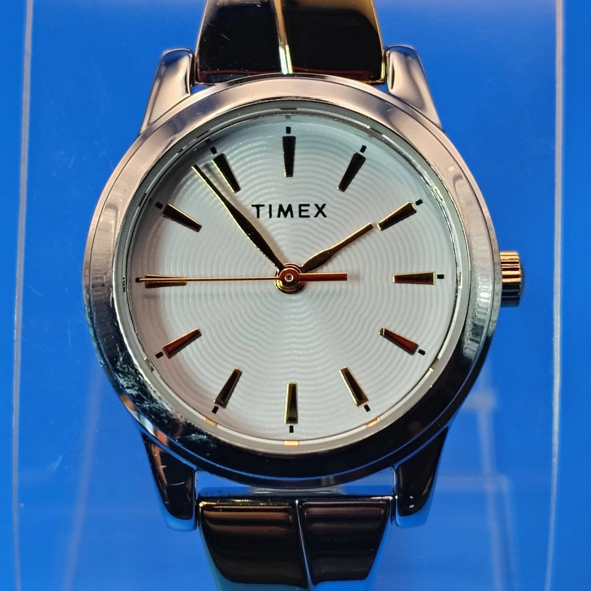 Vintage 2010 Timex Elegant Series 25mm Women's Quartz Two Tone Watch