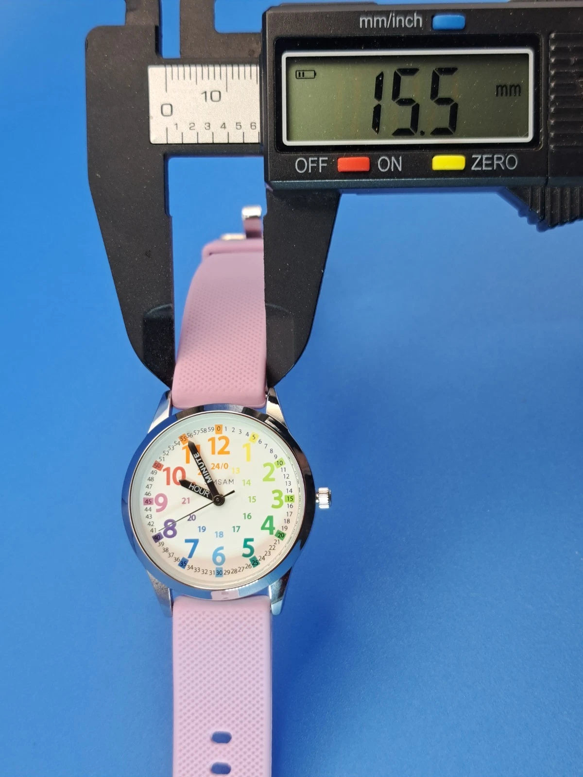 2025 SimSam Rainbow Educational 32mm Women's Quartz Watch Mint Condition