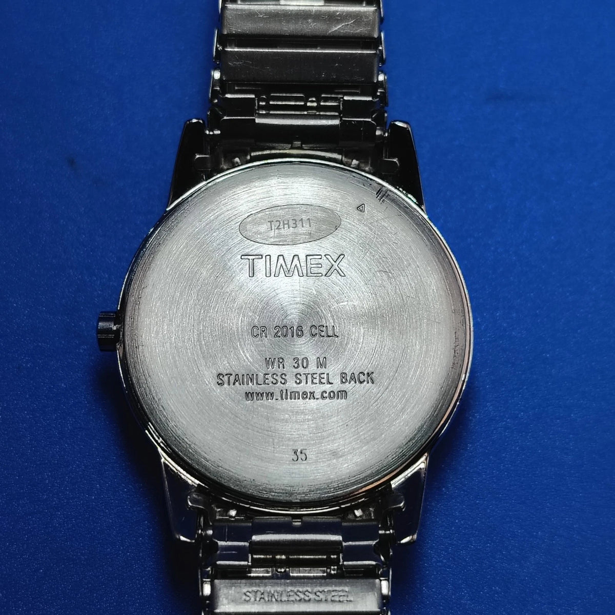 2018 Timex Easy Reader Indiglo Date Two Tone 35mm Mens Quartz Dress Watch Resto