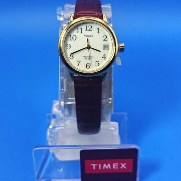 New! Vintage 2012 Timex Indiglo Easy Reader Date 25mm Women's Quartz Watch NOS