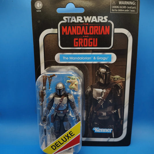 New Star Wars The Mandalorian & Grogu Vintage Collection Figure Set Never Opened