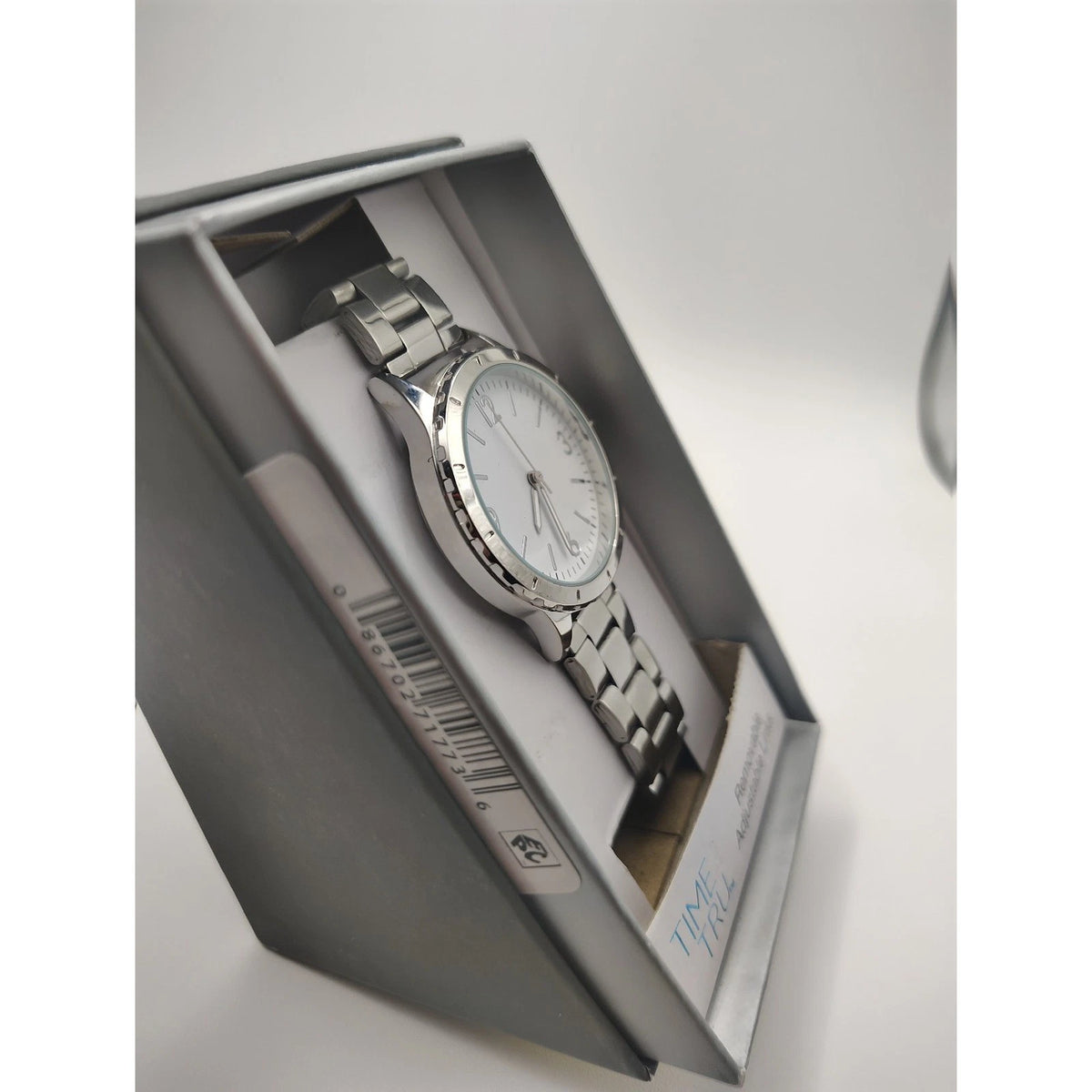 Time and Tru Women's Quartz Watch | Silver Adjustable Bracelet