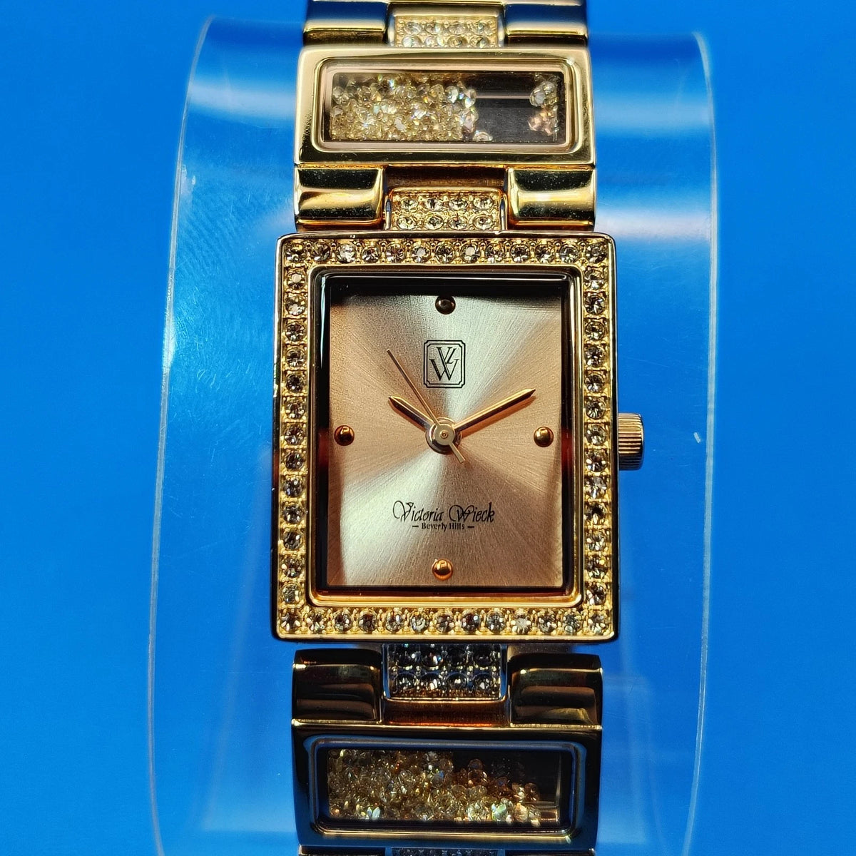 Vintage 1999 Victoria Weick BCVW01B Rose Gold 24mm Women's Quartz Watch Restored