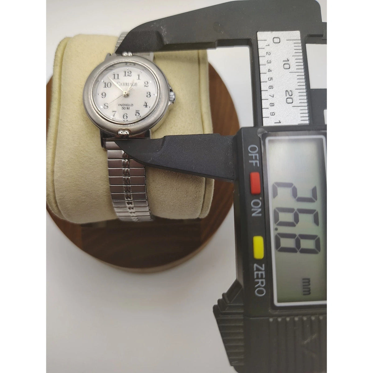 Vintage Carriage by Timex INDIGLO Women's Quartz Watch Stainless Steel