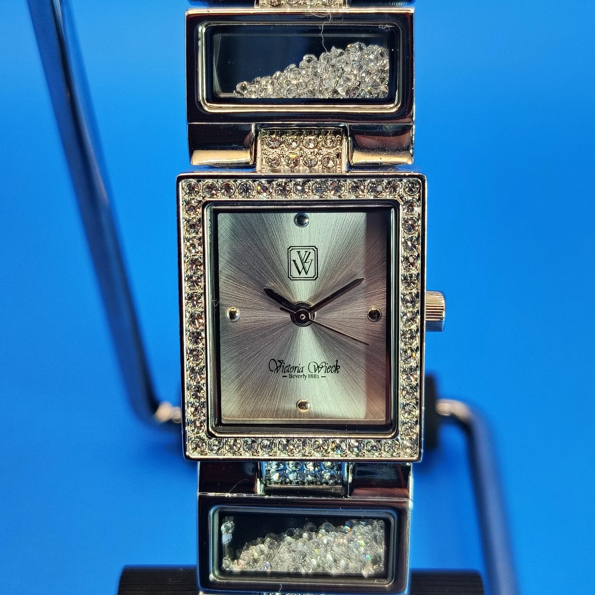 Vintage 1999 Victoria Weick BCVW01B Crystal 24mm Women's Quartz Watch Restored