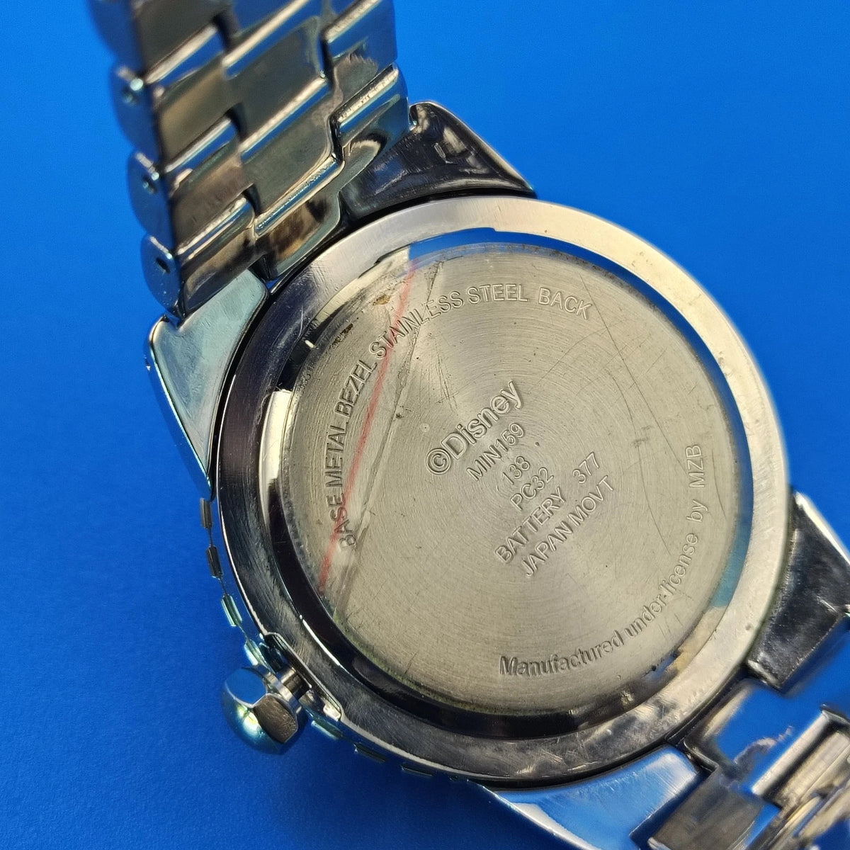 Vintage 1993 Disney Minnie Mouse 36mm Women's Quartz Watch Extra Leather Straps