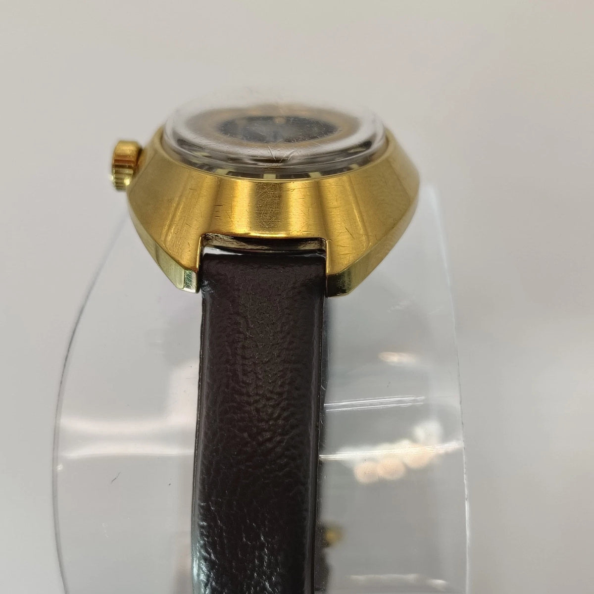 Vintage 1974 Timex Date Sunburst Mechanical Wind Women's Watch Fully Restored
