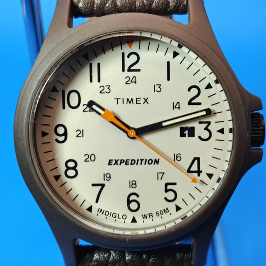 New! 2018 Timex Expedition Indiglo Date 40mm Mens Quartz Field Watch NOS