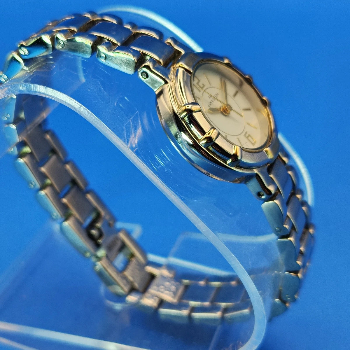 Vintage 1996 Anne Klein Y121E 23mm Women's Quartz Dress Watch W/ Near Mint