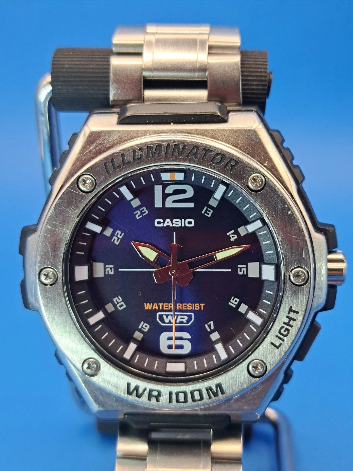 2019 Casio Illuminator MWA-100H 100M 50mm Mens Quartz Sports Watch Restored