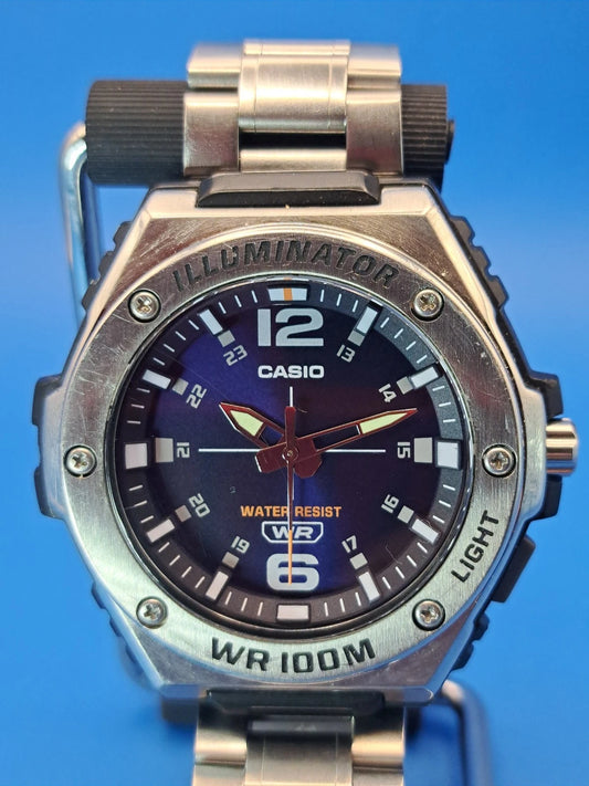2019 Casio Illuminator MWA-100H 100M 50mm Mens Quartz Sports Watch Restored