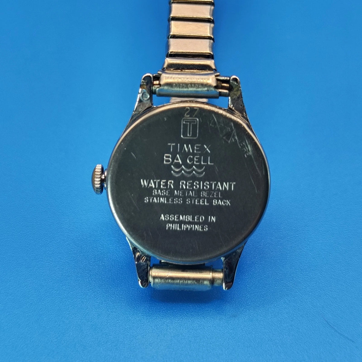 Vintage 1995 Timex 20mm Women's Stainless Steel Quartz Cocktail Watch Restored