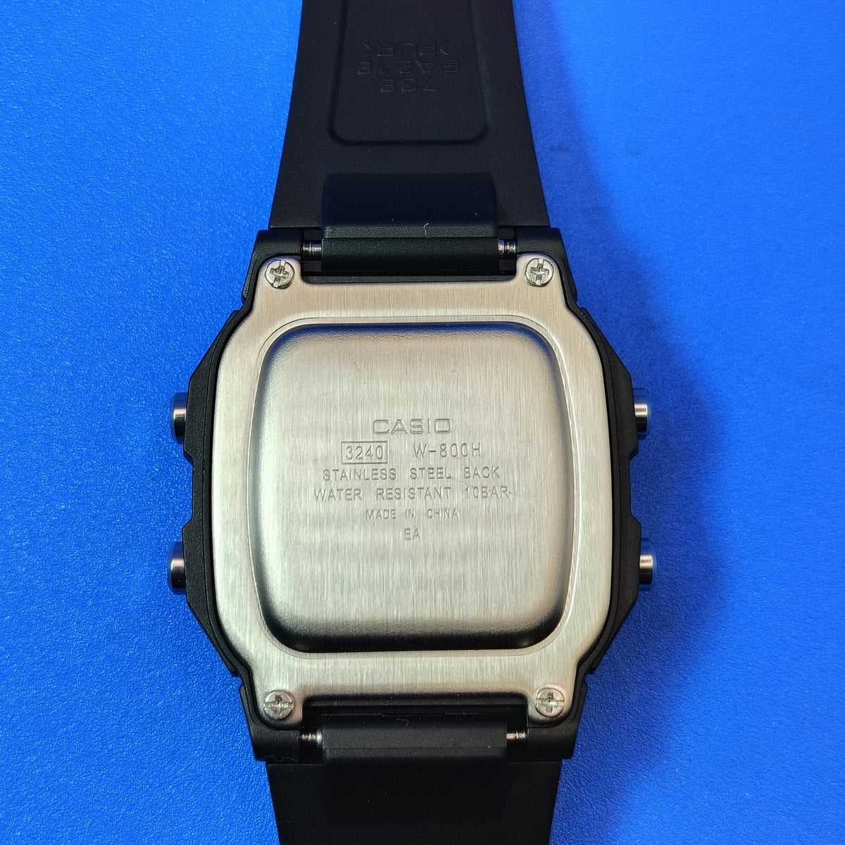 Vintage 2011 Casio W-800H-1AV Mod 3240 Mens Digital Quartz Sports Watch Restored