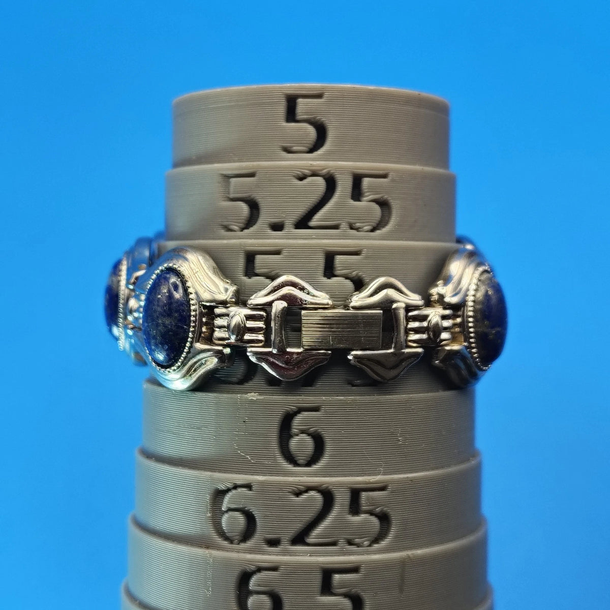 Vintage 1994 Avon Reversible Lapis Mother of Pearl Women's Quartz Watch Restored