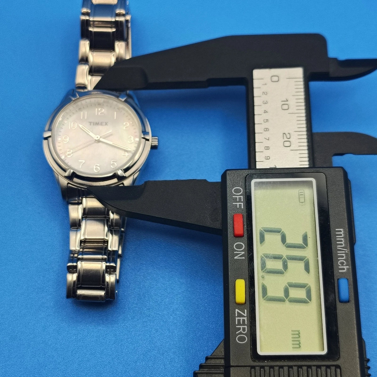 2017 Timex Easy Reader Genuine Mother of Pearl 27mm Women's Quartz Dress Watch