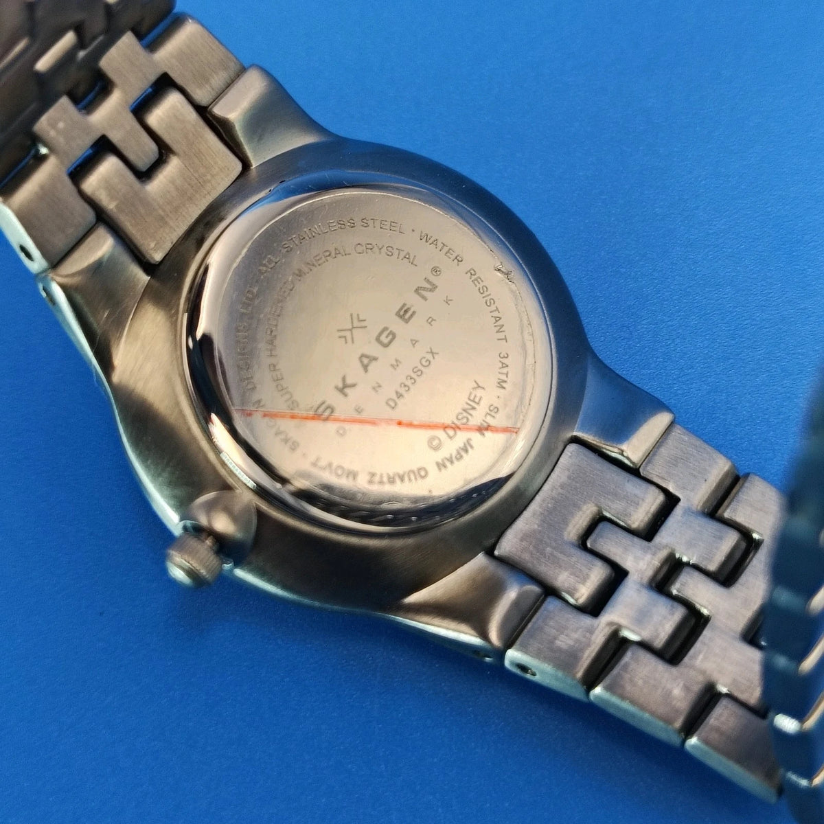 Vintage 2007 Skagen Denmark Disney Mickey Mouse 30mm Women's Quartz Watch New