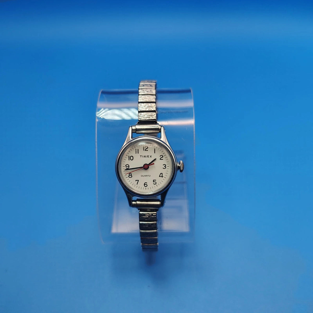 Vintage 1995 Timex 20mm Women's Stainless Steel Quartz Cocktail Watch Restored