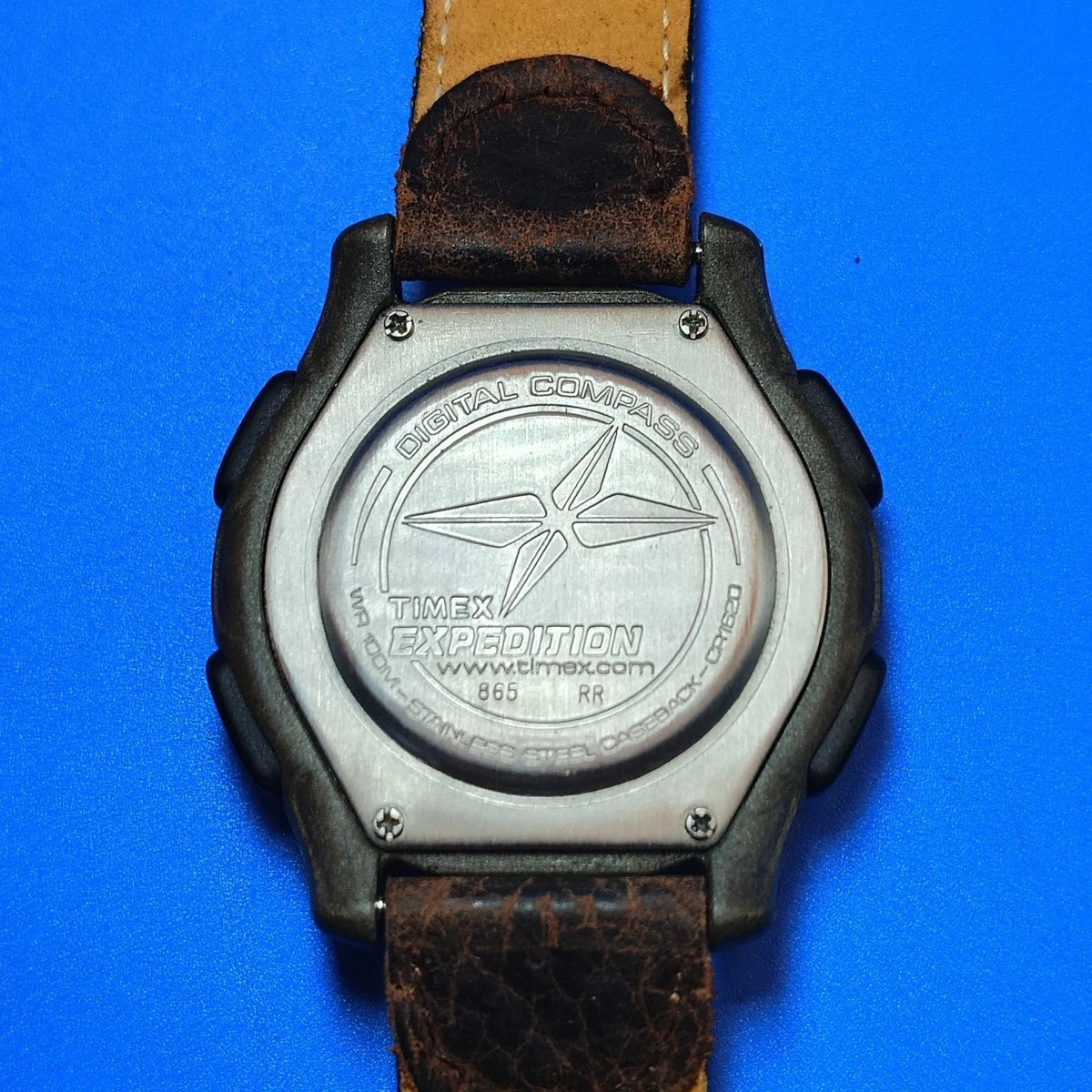 Vintage 2004 Timex Expedition Indiglo Digital Compass Mens Quartz Field Watch