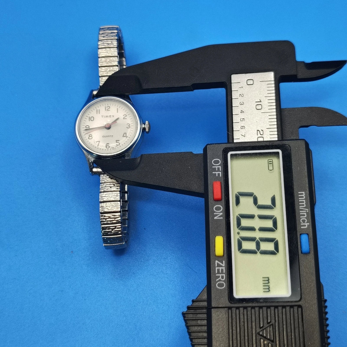 Vintage 1995 Timex 20mm Women's Stainless Steel Quartz Cocktail Watch Restored