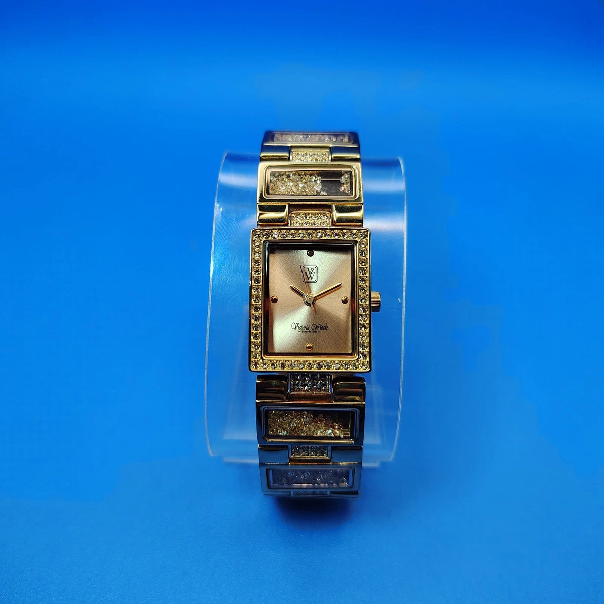 Vintage 1999 Victoria Weick BCVW01B Rose Gold 24mm Women's Quartz Watch Restored