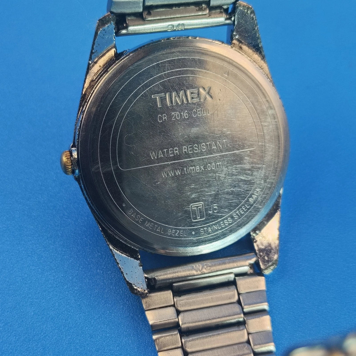 Vintage 2002 Timex Indiglo Presidential Date 33mm Mens Quartz Watch Restored