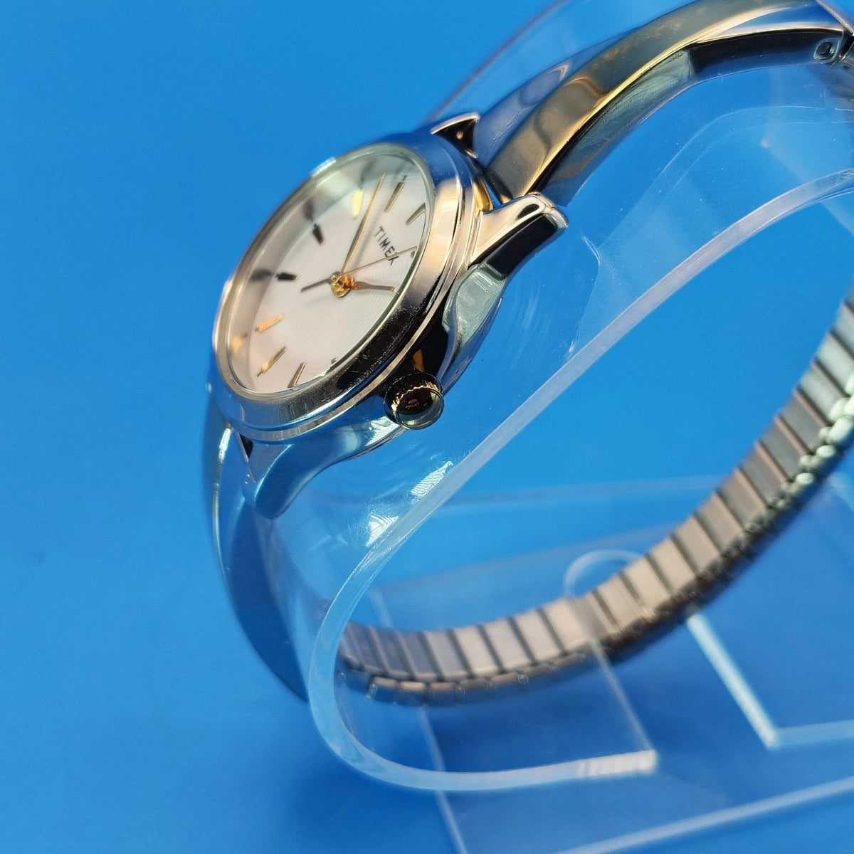 Vintage 2010 Timex Elegant Series 25mm Women's Quartz Two Tone Watch