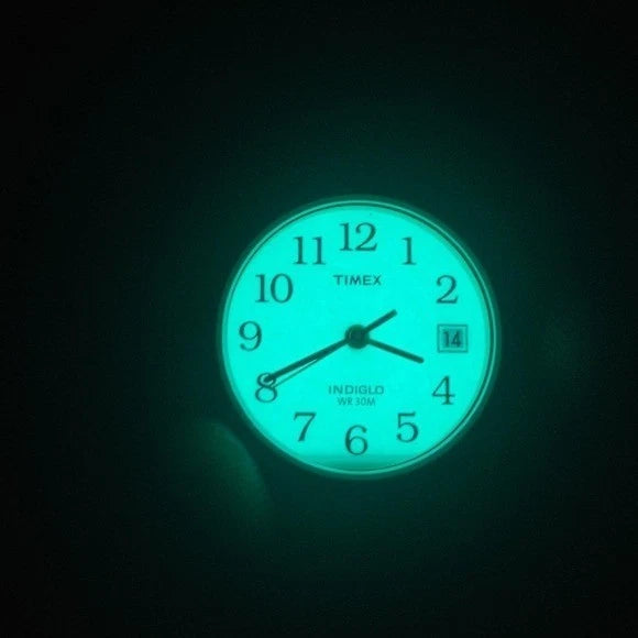New! Vintage 2012 Timex Indiglo Easy Reader Date 25mm Women's Quartz Watch NOS