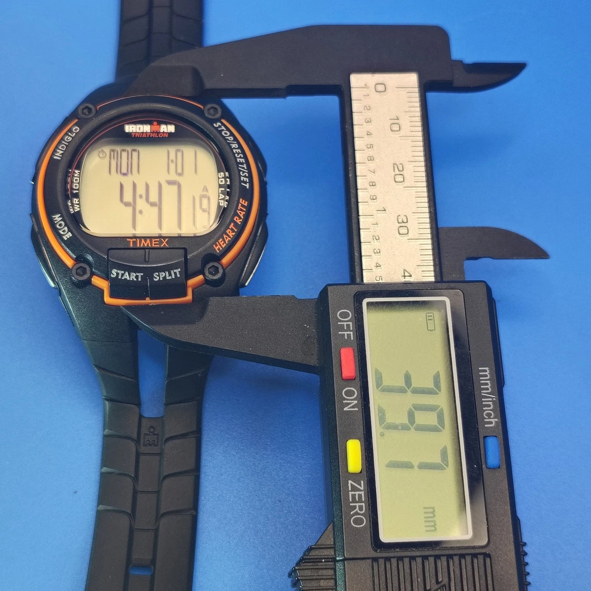 2014 Timex Iron Man Triathlon 40mm Mens Digital Quartz Sports Watch 100M Chrono