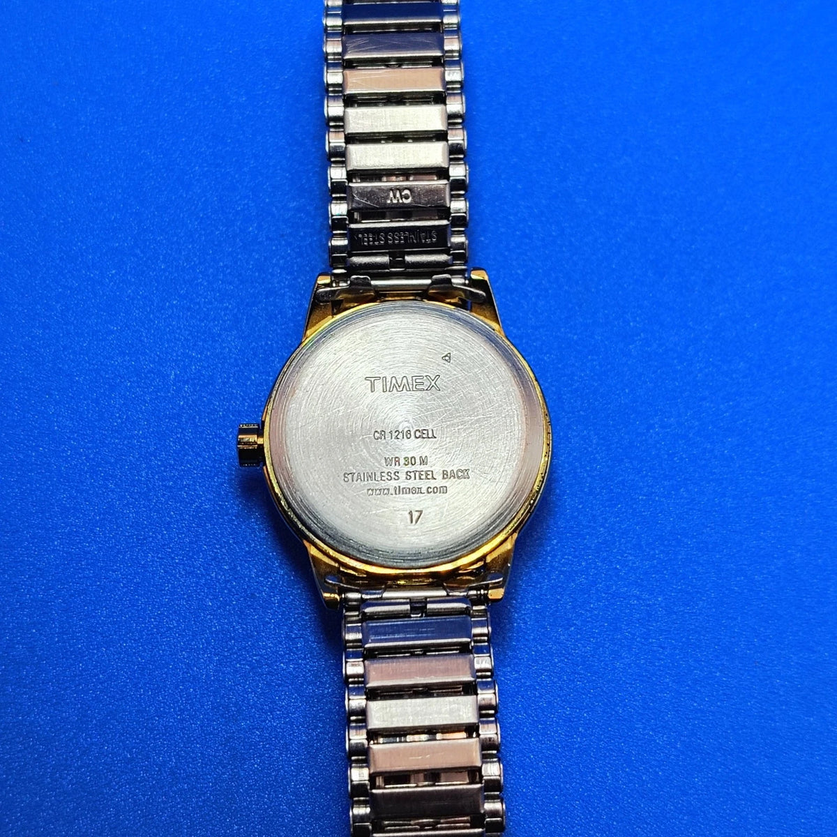 Vintage 2014 Timex Easy Reader Date Two Tone 25mm Women's Quartz Watch Restored