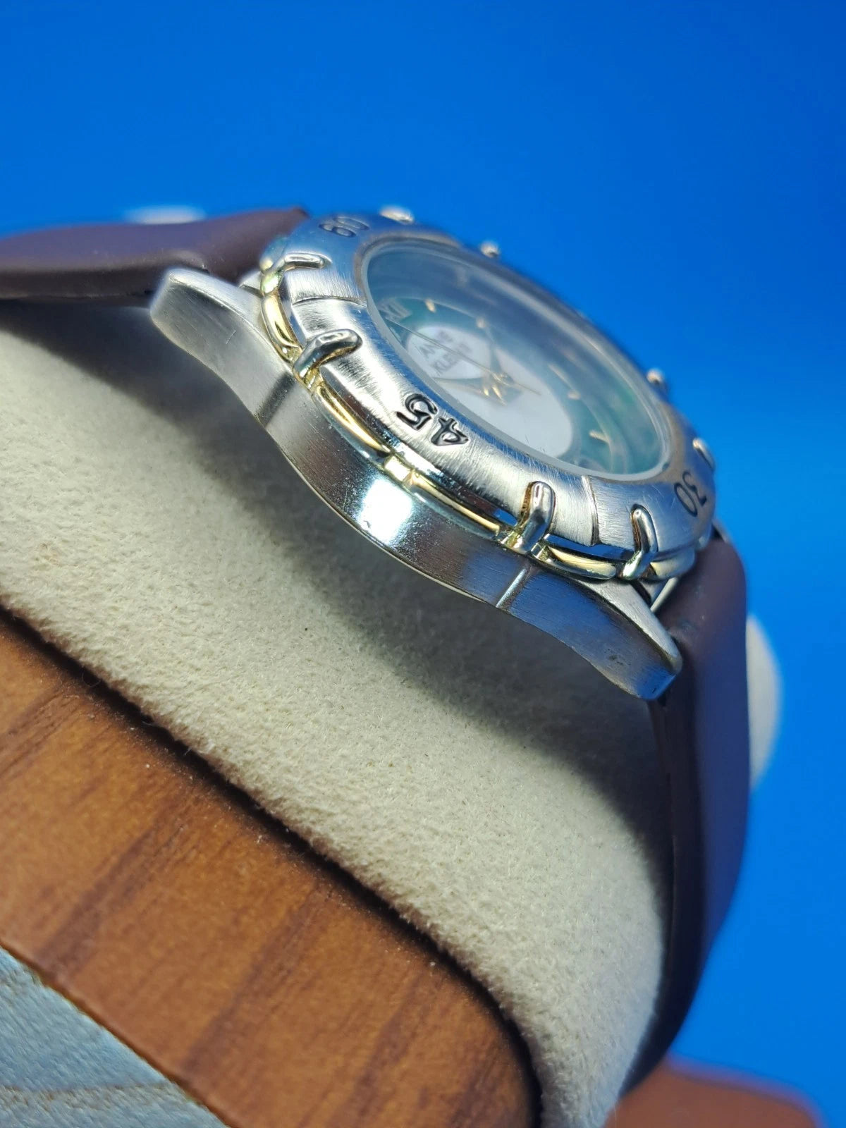 Vintage 1995 Anne Klein Sport Mother of Pearl 27mm Women's Quartz Watch Restored