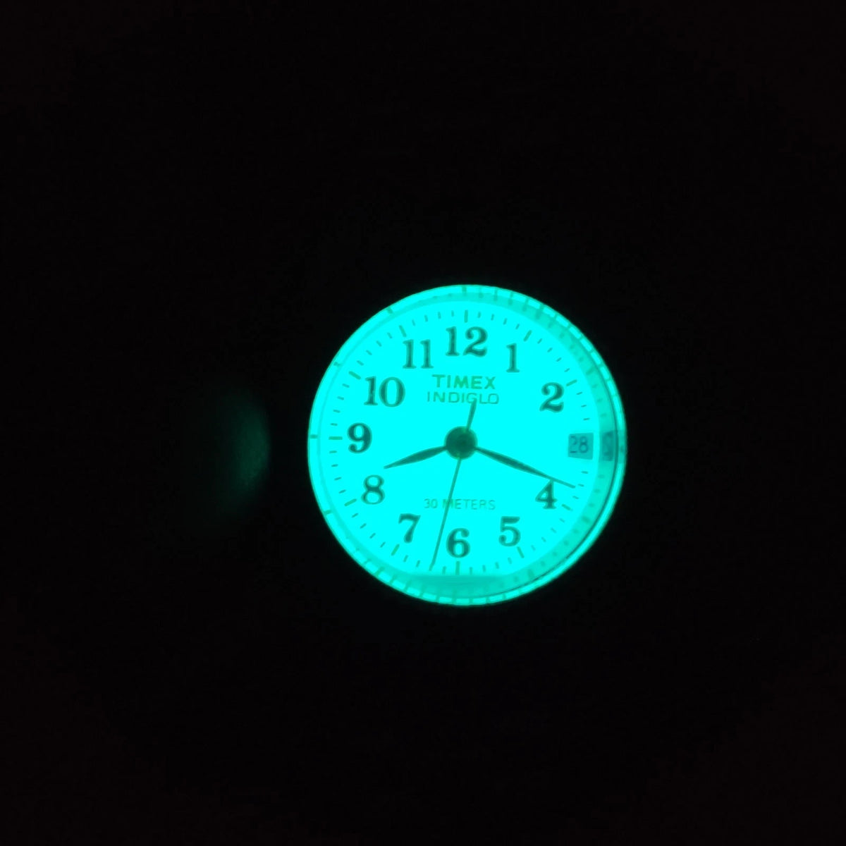 Vintage 2001 Timex Indiglo Presidential Date 25mm Women's Two Tone Quartz Watch