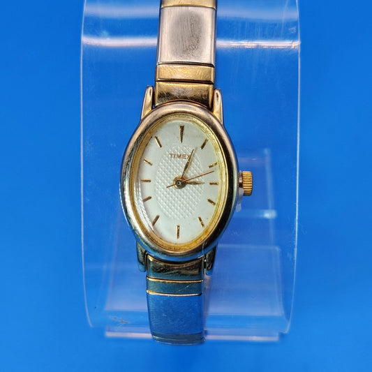 Vintage 1994 Timex 24mm Oval Women's Quartz Watch Fully Restored New Battery