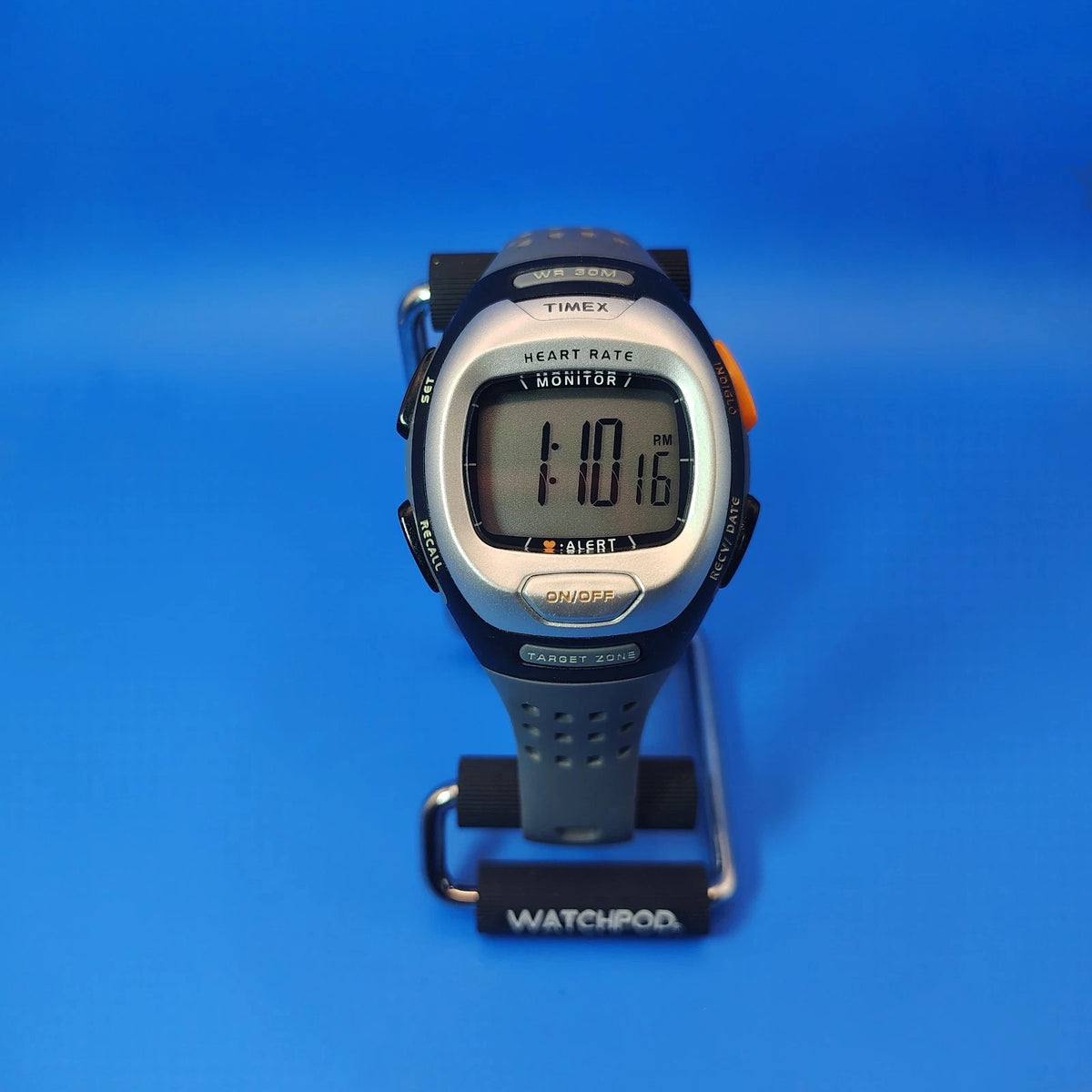 Vintage 2008 Timex Indiglo Heart Rate Monitor Trainer 46mm Women's Sport Watch
