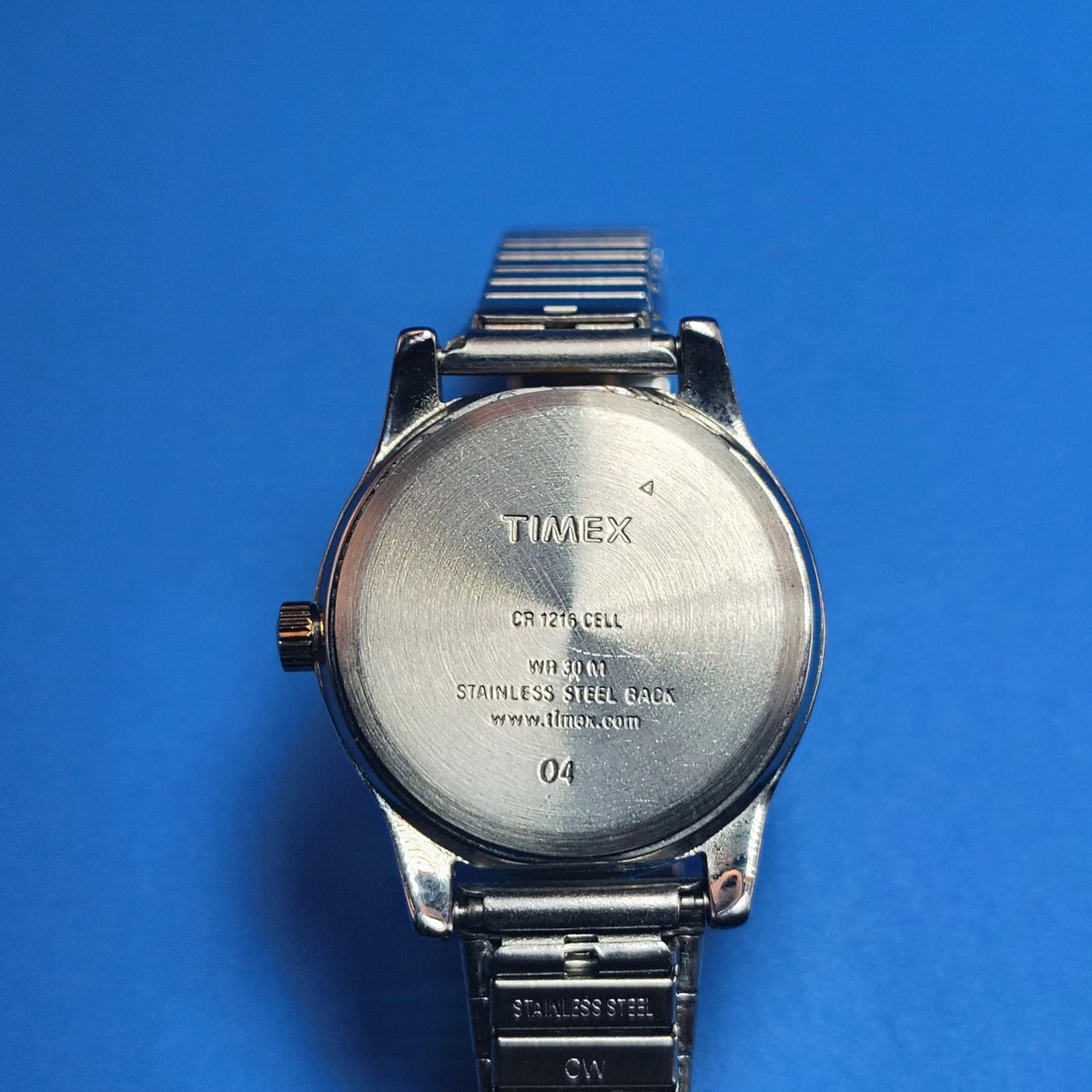 Vintage 2002 Timex Indiglo Real Mother of Pearl Dial 25mm Women's Quartz Watch