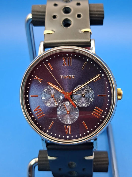 Vintage 2017 Timex Metropolitan Men's Quartz Watch Restored