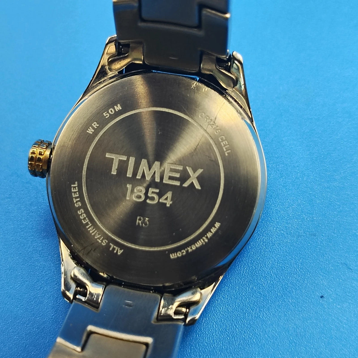 Vintage 2006 Timex Indiglo 27mm Two Tone Women's Quartz Watch Fully Restored
