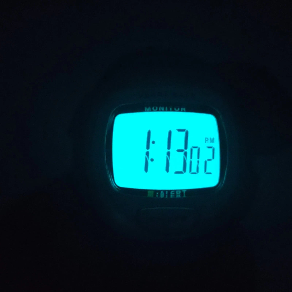 Vintage 2008 Timex Indiglo Heart Rate Monitor Trainer 46mm Women's Sport Watch