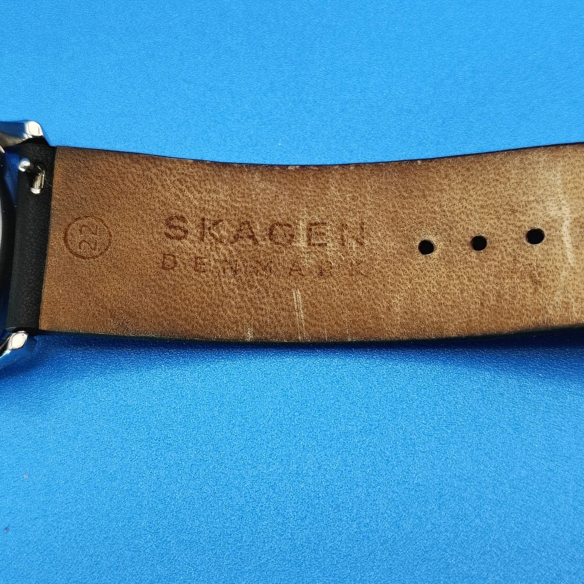 2019 Skagen Denmark Holst Chronograph 42mm Mens Quartz Watch Fully Restored