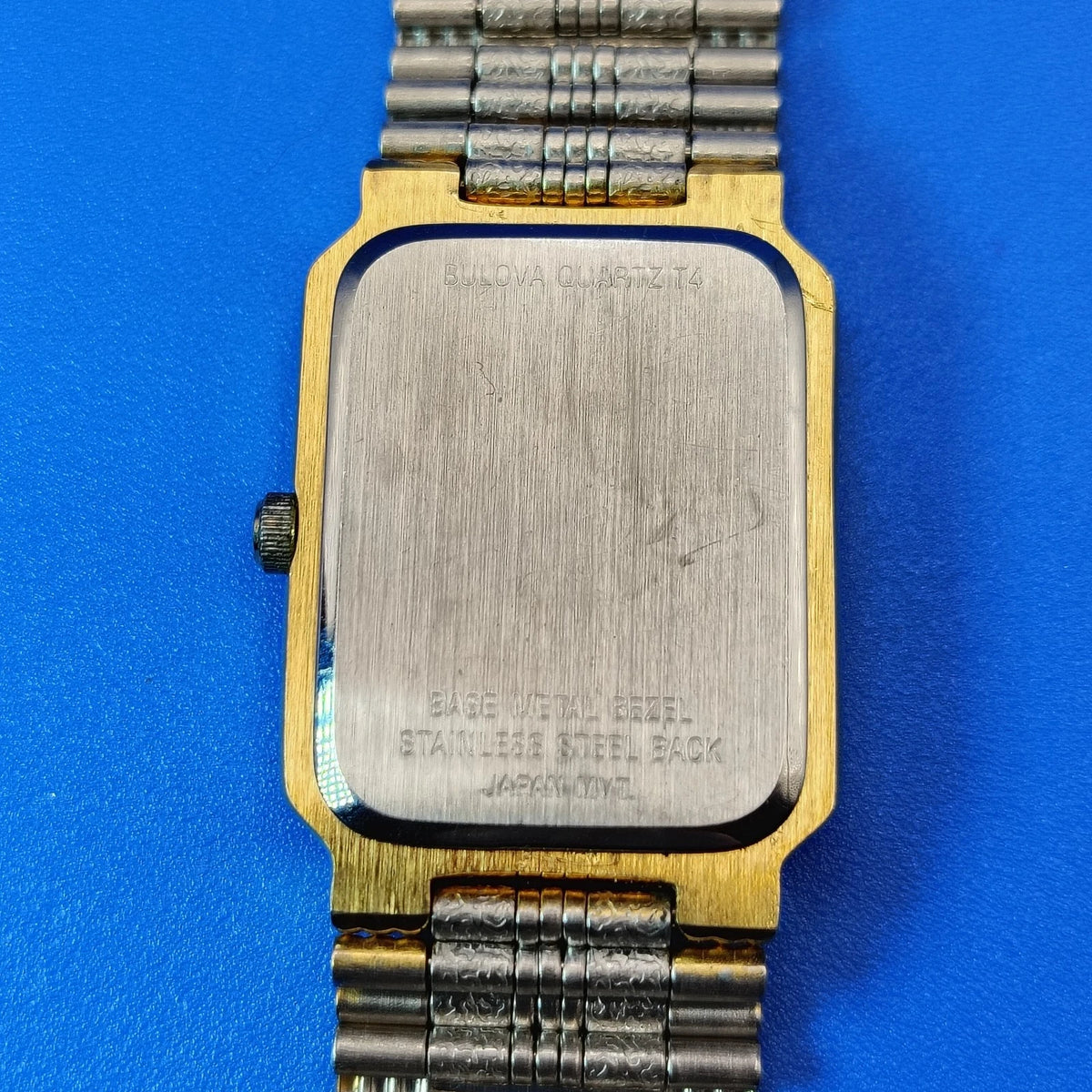 Vintage 1994 Caravelle by Bulova 42868 Tank Date 29mm Women's Quartz Watch