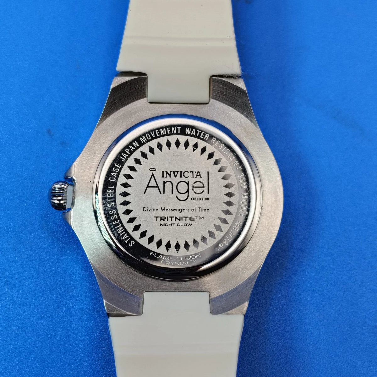 Vintage 2012 Invicta Angel Day-Date 36mm Women's Quartz Watch Full Set Near Mint