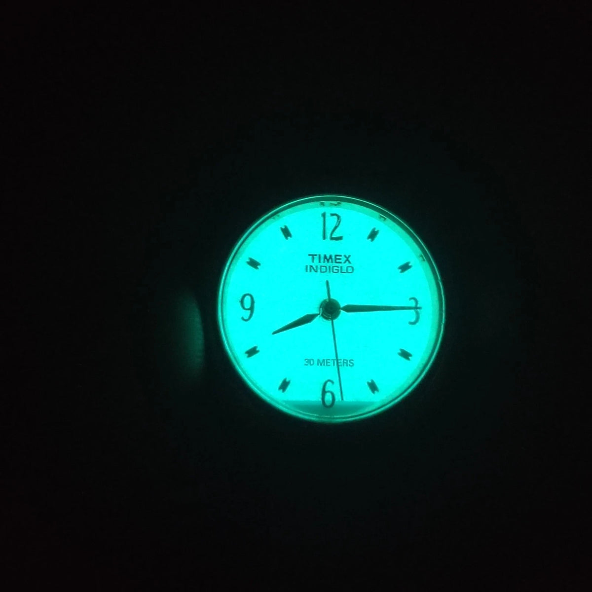 Vintage 1996 Timex Indiglo 23mm Two Tone Women's Quartz Watch Stretch Bracelet