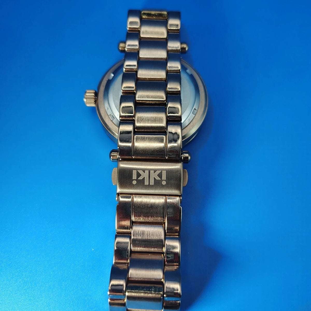 Kiki New York Rose Gold 40mm Women's Quartz Watch Stainless Steel Bracelet