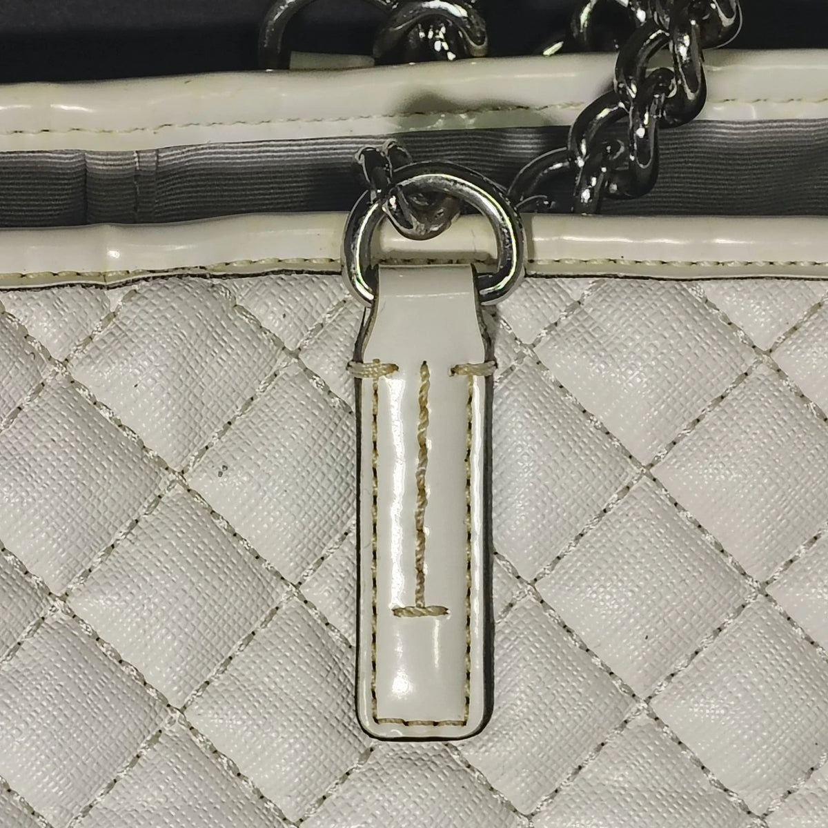 Vintage 2008 Coach 80H2A Large Quilted Tote Women's Purse Bag Chain Restored