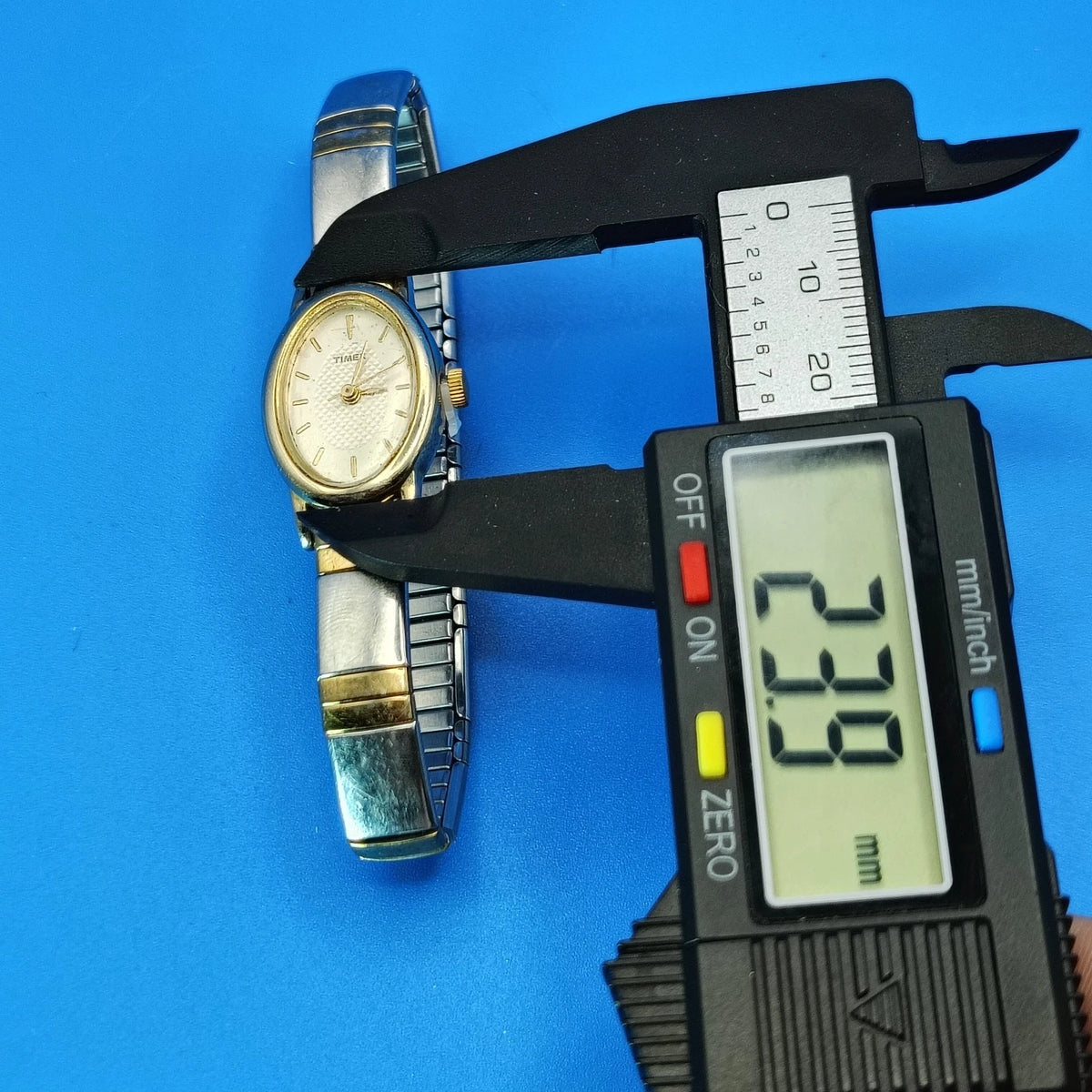 Vintage 1994 Timex 24mm Oval Women's Quartz Watch Fully Restored New Battery