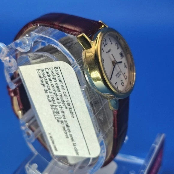 New! Vintage 2012 Timex Indiglo Easy Reader Date 25mm Women's Quartz Watch NOS