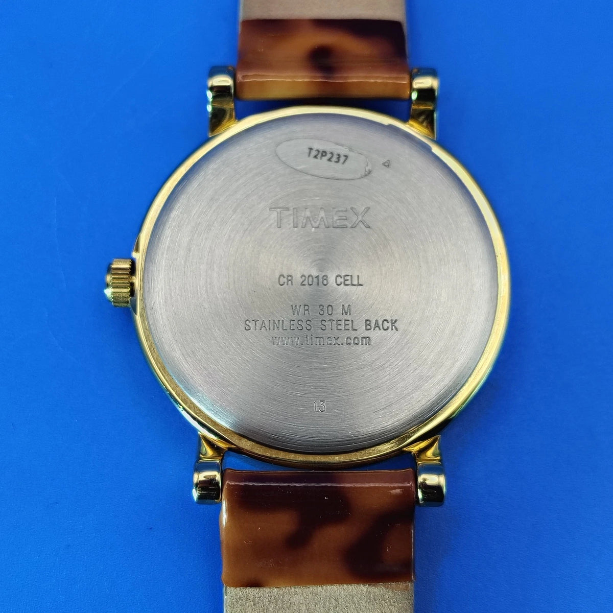 Vintage 2012 Timex Easy Reader Indiglo 38mm Gold Tone Mens Quartz Dress Watch