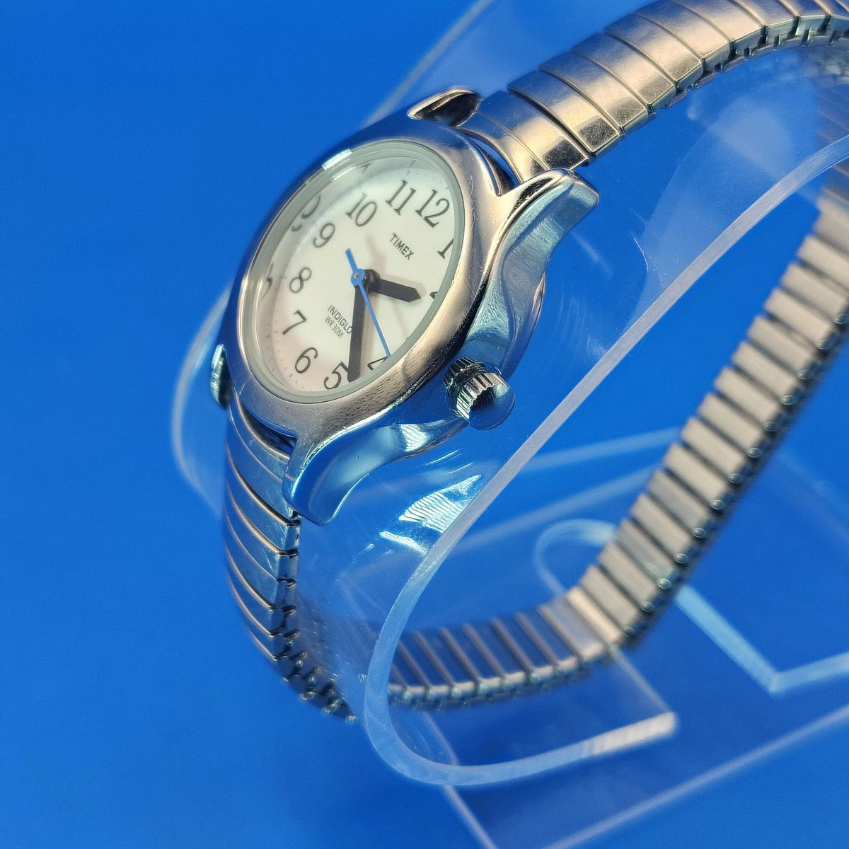 Vintage 2007 Timex Indiglo 23mm Women's Quartz Cocktail Watch Size 5-8.25